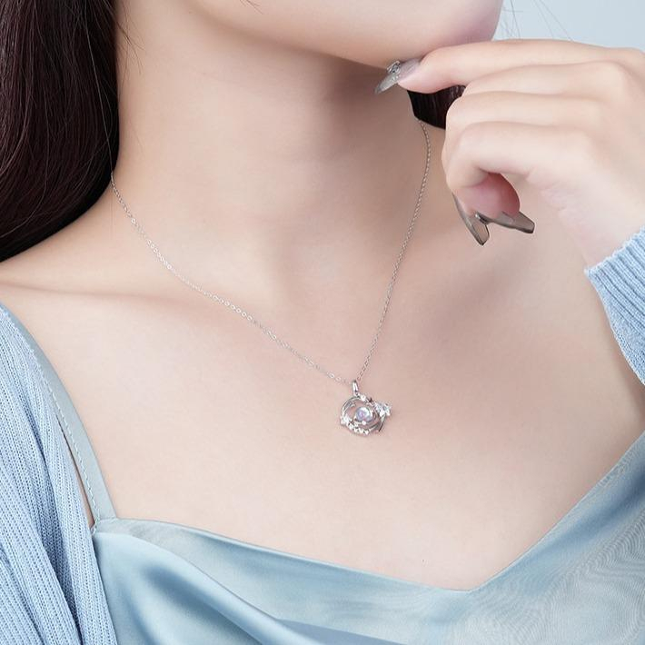 Dây chuyền Bạc Nữ S925 Sao Băng Kì Diệu Lạc Quan Và Hy Vọng - DB2827- Bảo Ngọc Jewelry