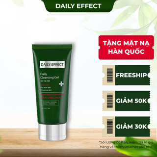 Sữa Rửa Mặt DAILY EFFECT Chiết Xuất Khổ Qua Rừng và Rau Diếp Cá Giúp Da Sạch Thoáng 120mL
