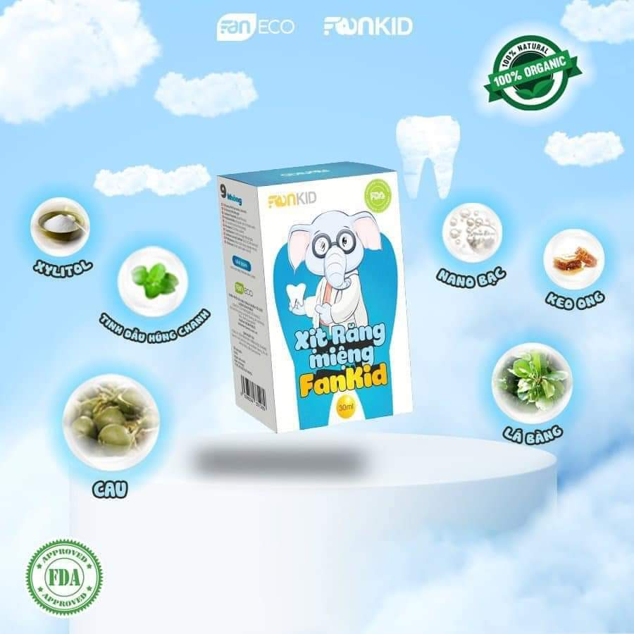 Xịt răng miệng Fankids 30ml – faneco