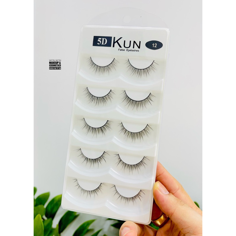 Mi giả tự nhiên Kun 07,09,10,12  cao cấp chuyên dùng cho makeup