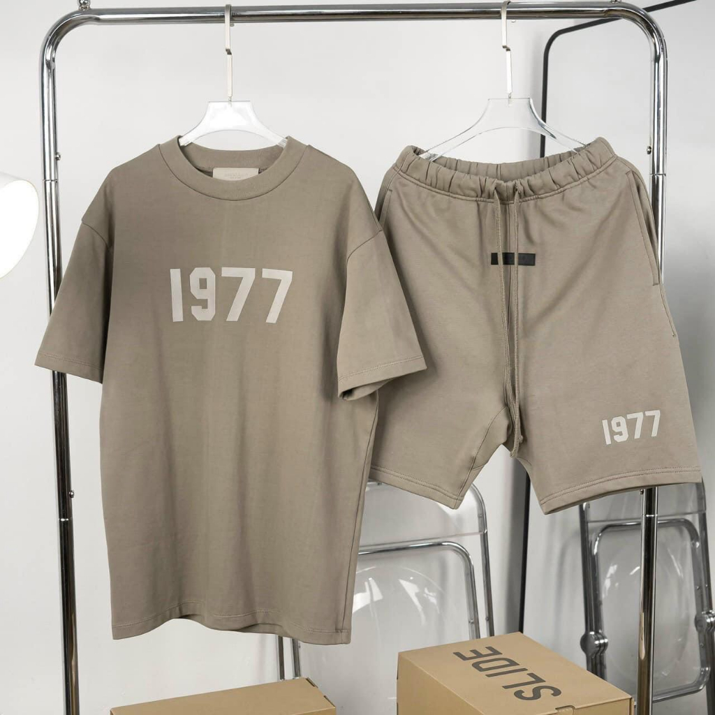 Bộ Thể Thao Nam Ngắn Tay Phối 1977 Hè Cao Cấp, Chất Su Mịn Siêu Mát Chất Lượng Phong Cách Hợp Thời Trang | BigBuy360 - bigbuy360.vn