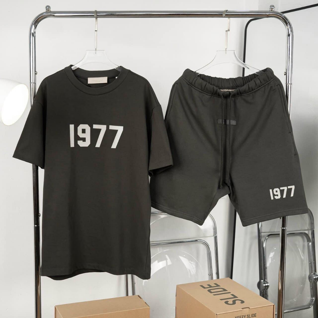 Bộ Thể Thao Nam Ngắn Tay Phối 1977 Hè Cao Cấp, Chất Su Mịn Siêu Mát Chất Lượng Phong Cách Hợp Thời Trang | BigBuy360 - bigbuy360.vn