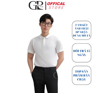 Áo thun polo nam cộc tay vải thun cotton co dãn 4 chiều, sang trọng, thoáng mát a00149