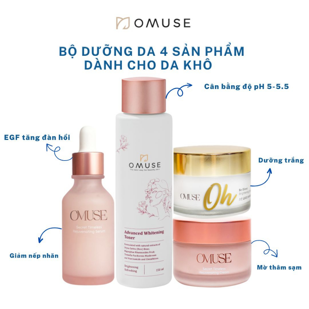 Bộ dưỡng da toàn diện OMUSE dành cho mọi loại da | BigBuy360 - bigbuy360.vn