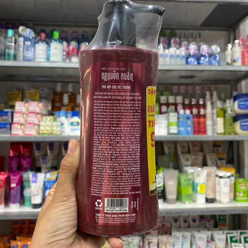 DẦU GỘI DƯỢC LIỆU NGUYÊN XUÂN  350ML