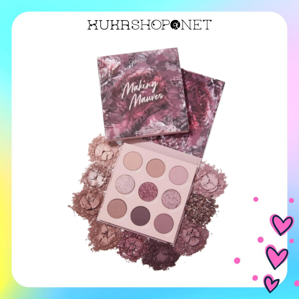 Bảng màu mắt Colourpop Making Mauves Eyeshadow Palette phù hợp nhiều phong cách makeup chuyên dùng cho artist