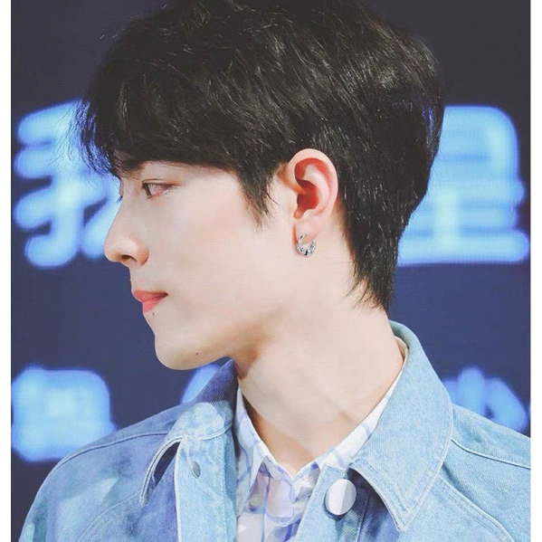 Khuyên tai Hipster 2 nam nữ GIÁ 1 CHIẾC unisex tròn dạng xỏ màu bạc đen đơn giản đẹp nhỏ xinh - HT Orn Earring Camcam