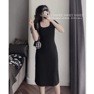 Váy đầm đen ZR Basic mimee ( ảnh thật chính chủ)