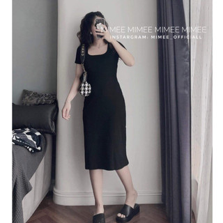 Váy đầm đen ZR Basic mimee ( ảnh thật chính chủ)