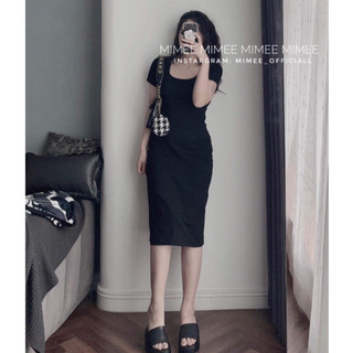 Váy đầm đen ZR Basic mimee ( ảnh thật chính chủ)