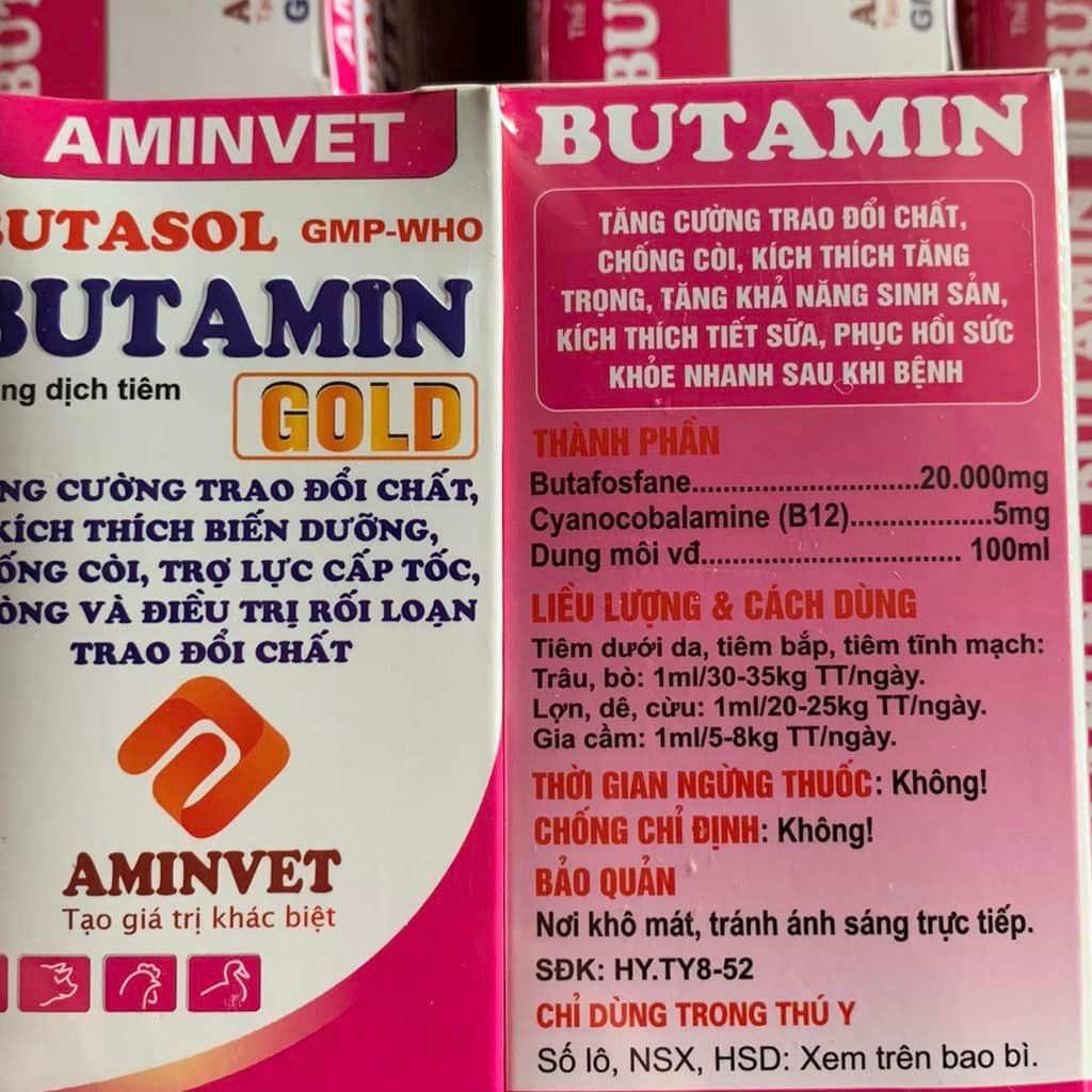 1 lọ 100ml Butamin Gold, butamin gold