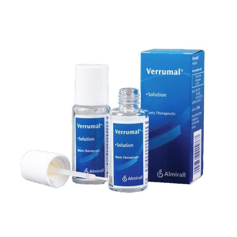 Verrumal solution 13ml thổi bay Sùi Mào Gà, Mụn Cóc nhập chính hãng của Đức ( có che tên )