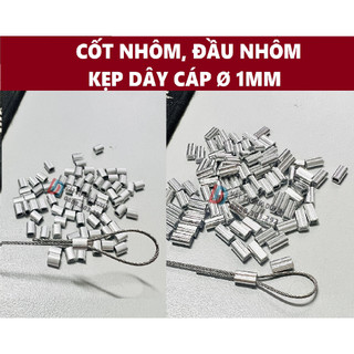 Cốt đầu nhôm khóa cáp Ø [ 1mm ]