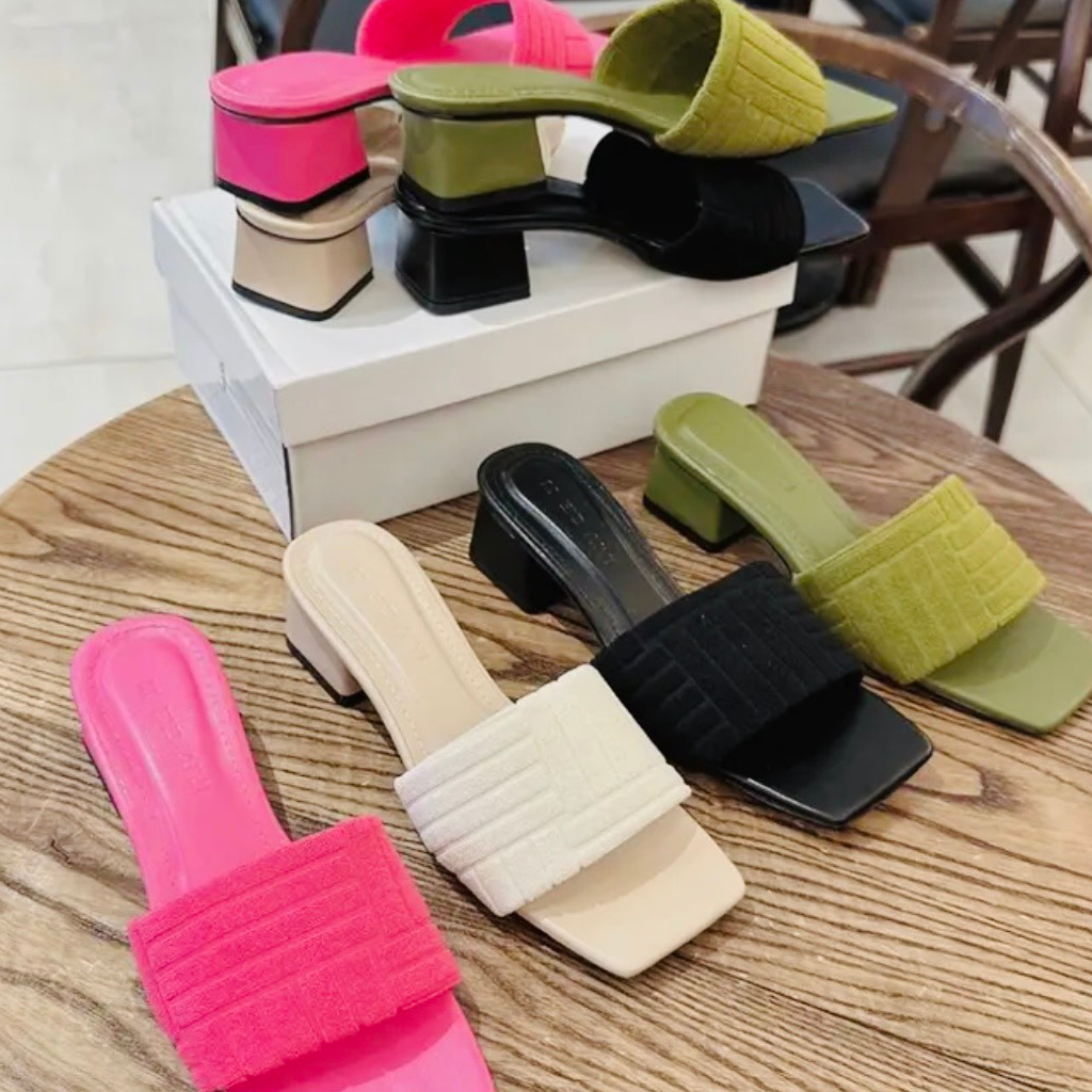 DÉP CAO GÓT CAO 3 PHÂN NHUNG VÂN XỊN CHẤT DA