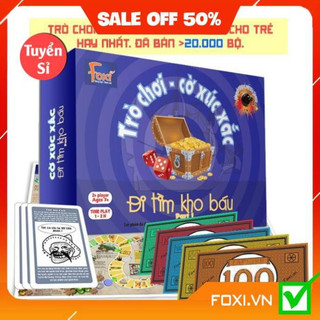 Đồ chơi Board game Thẻ Bài bàn cờ Đi Tìm Kho Báu Phần 1 , Trò chơi nhóm thông minh tương tác gia đình