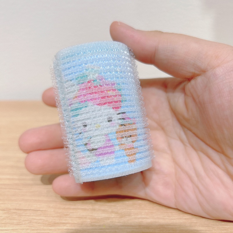 Lô uốn tóc không nhiệt, lô uốn tóc mái làm phồng chân tóc tự nhiên có hình đáng yêu sanrio