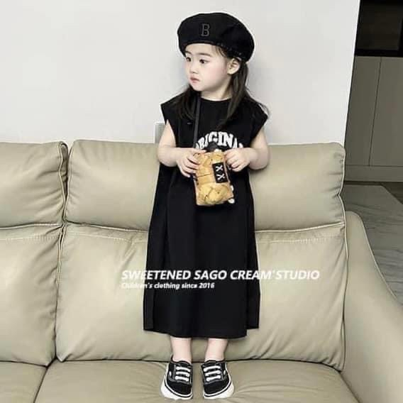 Váy xuông cotton cho bé gái BAE KIDS 11kg đến 30kg họa tiết micky