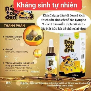 Dầu tỏi đen omega3 30ml –faneco