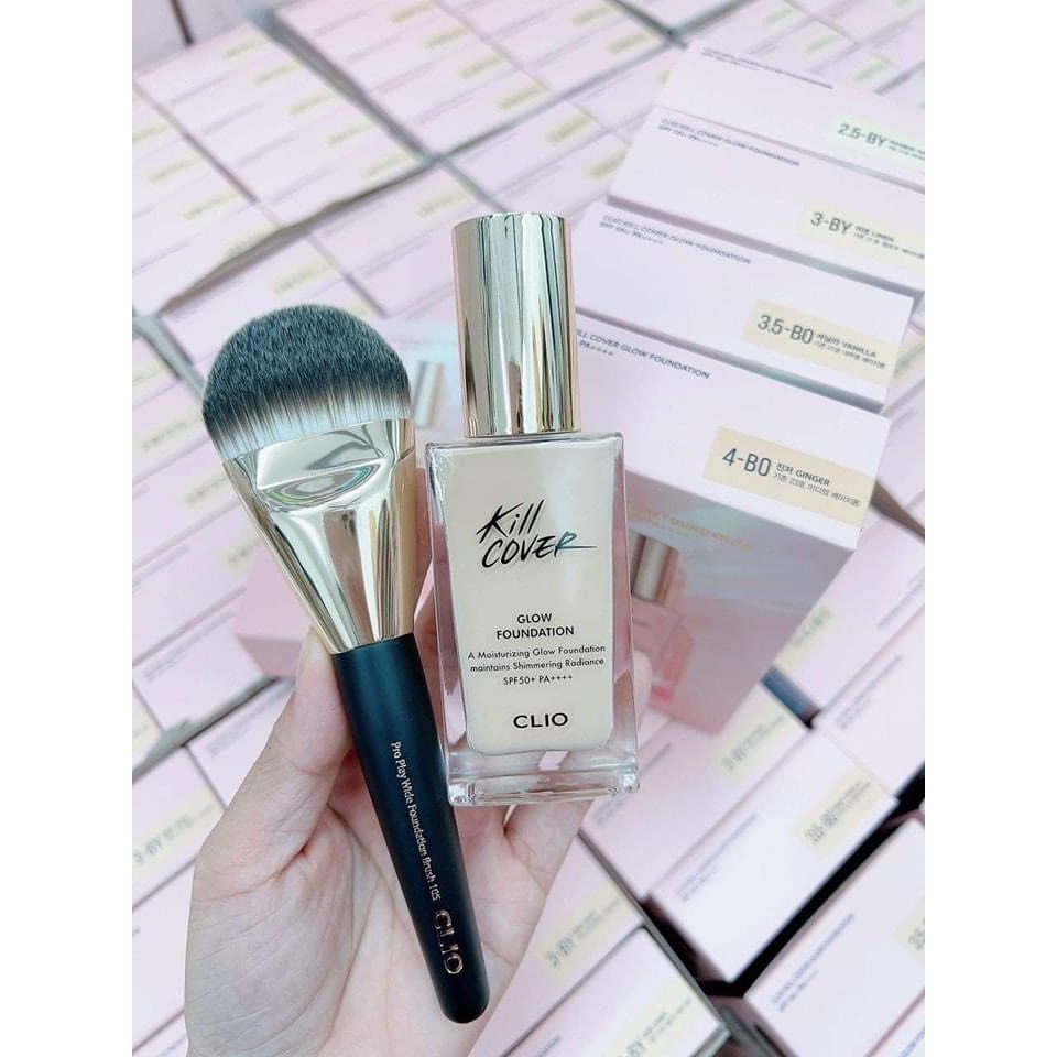 Kem Nền Bóng Mượt Clio Kill Cover Glow Foundation Spf50+ Pa++++ 38G