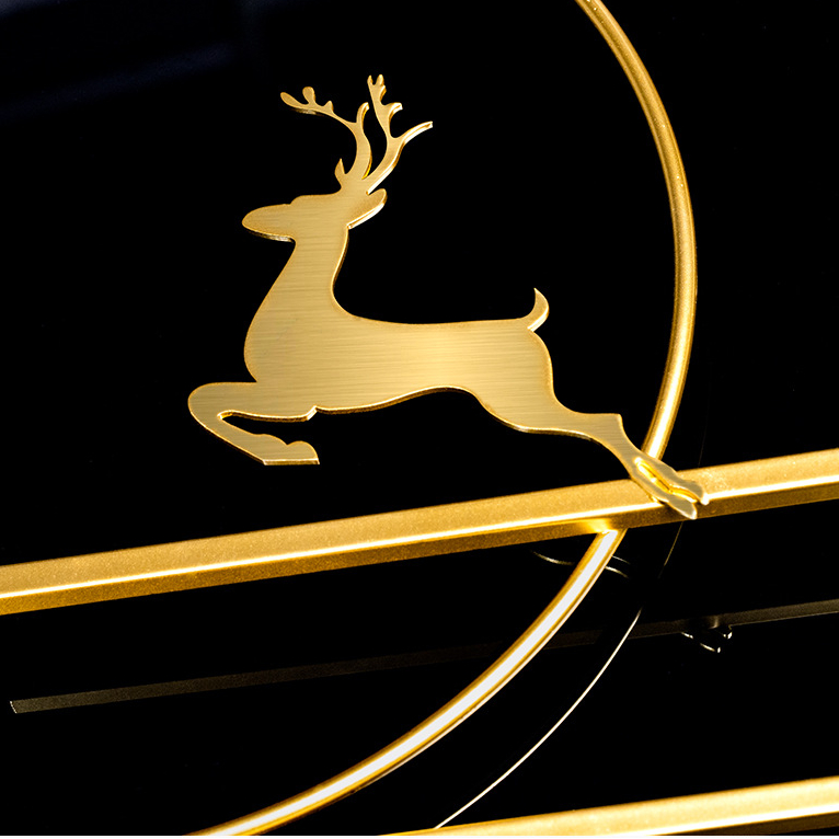 Đồng Hồ Trang Trí Kim Trôi Treo Tường Decor Shouse EA06 quartz phù hợp cho nội thất phòng khách cỡ lớn hiện đại