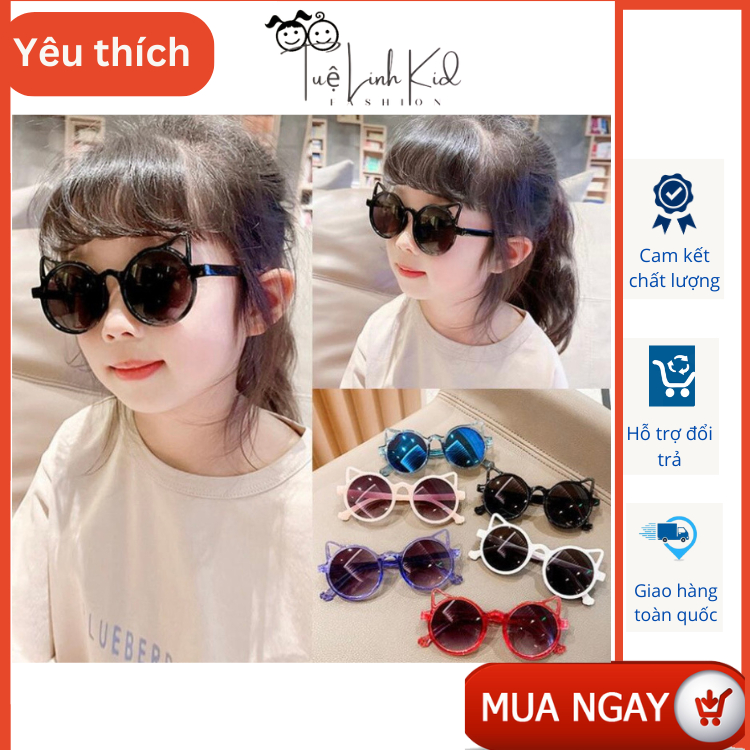 Kính cho bé trai bé gái hình tai mèo đáng yêu, rẻ đẹp | Tuệ Linh Kid