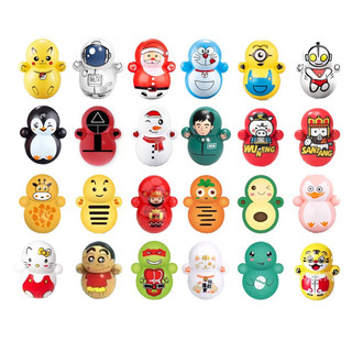 Lật đật squid game mini, lật đật mini doraemon(pikachu, trò chơi con mực, lợn, người tuyết....)