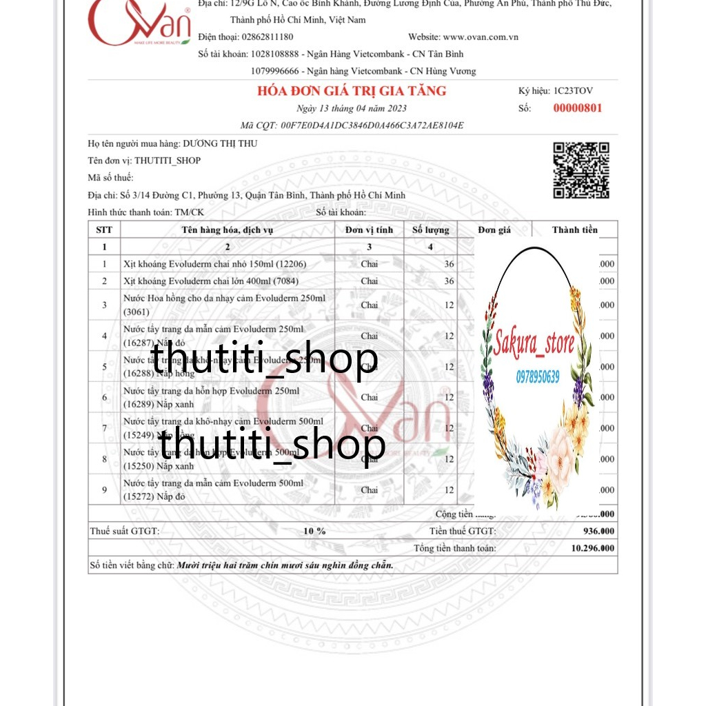 Xịt Khoáng EVOLUDERM_chính hãng