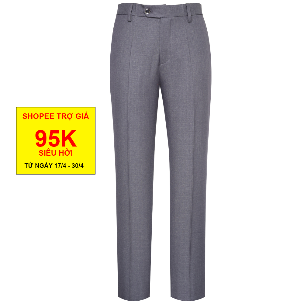 Quần âu nam màu ghi đậm cao cấp dáng Slimfit, quần tây nam dáng ôm basic sang trọng lịch lãm, 1 đổi 1 30 ngày