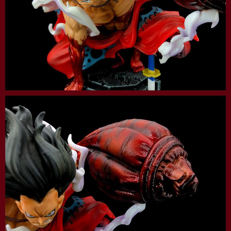 Mô hình Luffy Gear 4 Snake Man đứng trên Trụ đèn, cao 34 cm - Mô hình One Piece