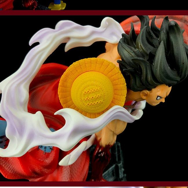 Mô hình Luffy Gear 4 Snake Man đứng trên Trụ đèn, cao 34 cm - Mô hình One Piece