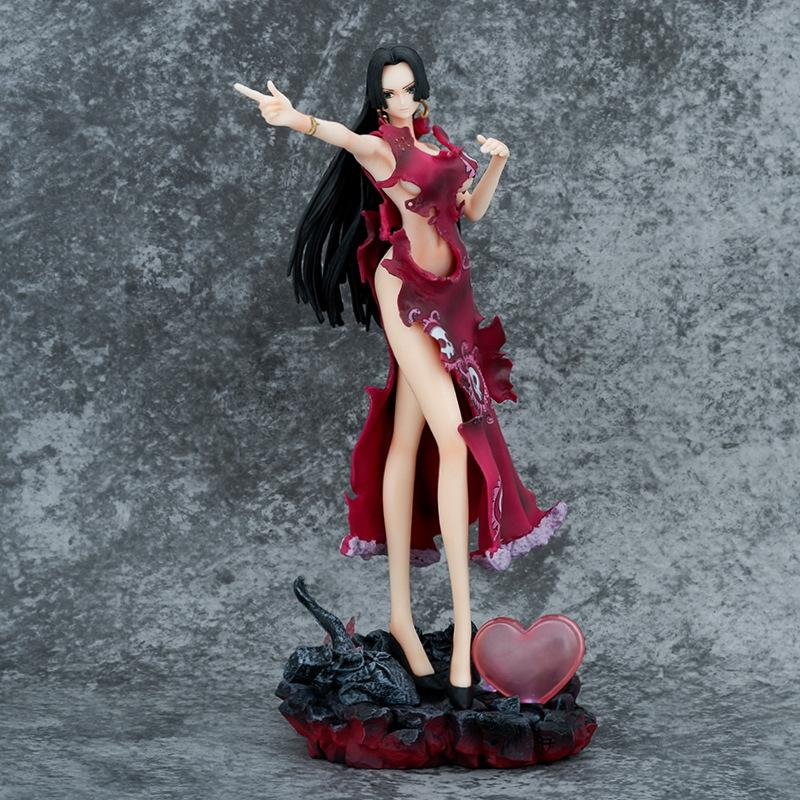 Mô hình Boa Hancock nữ hoàng hải tặc, cao 35 cm, có hộp màu, có đèn LED - Mô hình One Piece