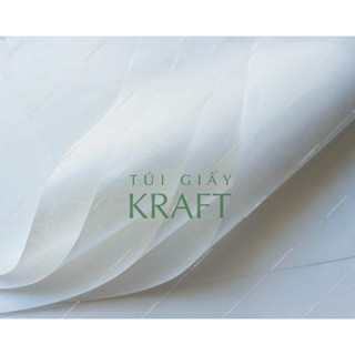 [HOẢ TỐC] Giấy gói hàng 30 x 30cm trắng, giấy pelure hút chống ẩm, gói trang phục, thực phẩm rau củ quả, trái cây