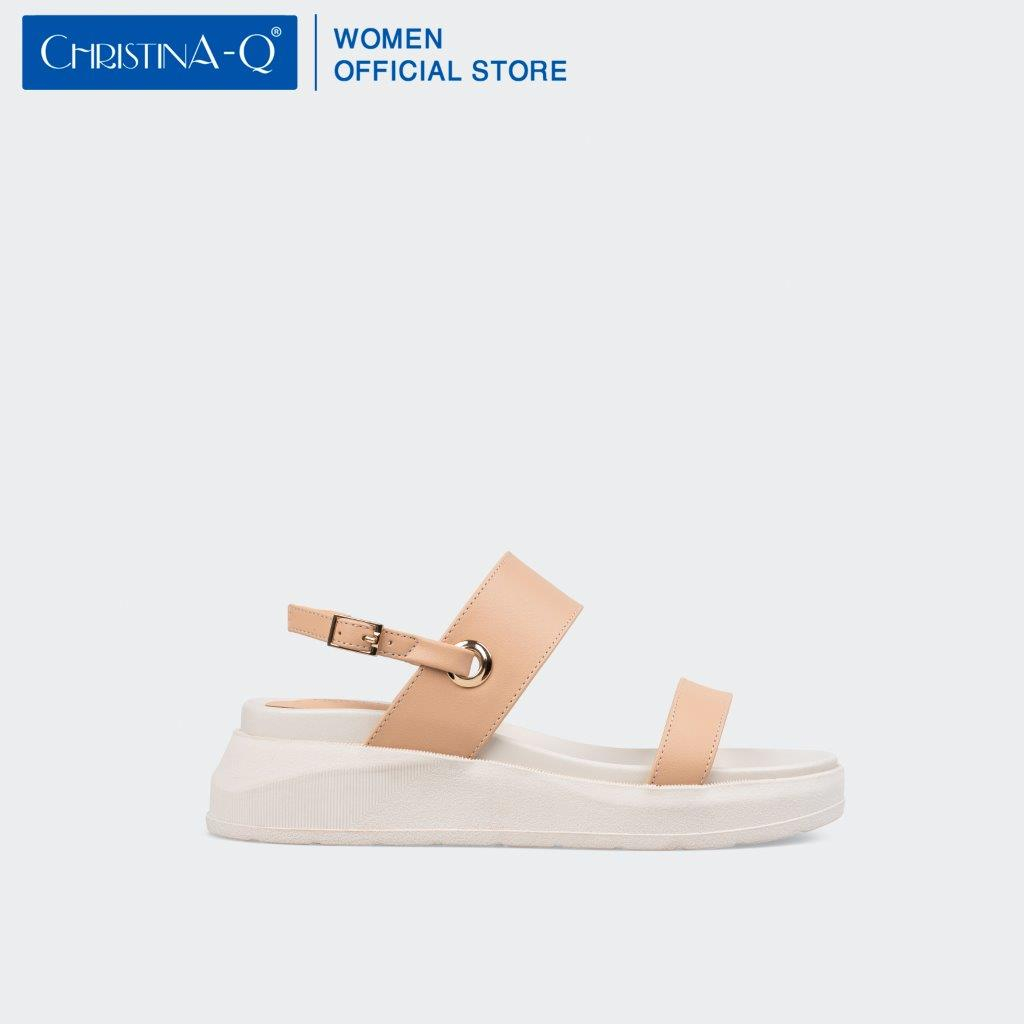 Giày Sandals Nữ Đế Xuồng ChristinA-Q XDX133