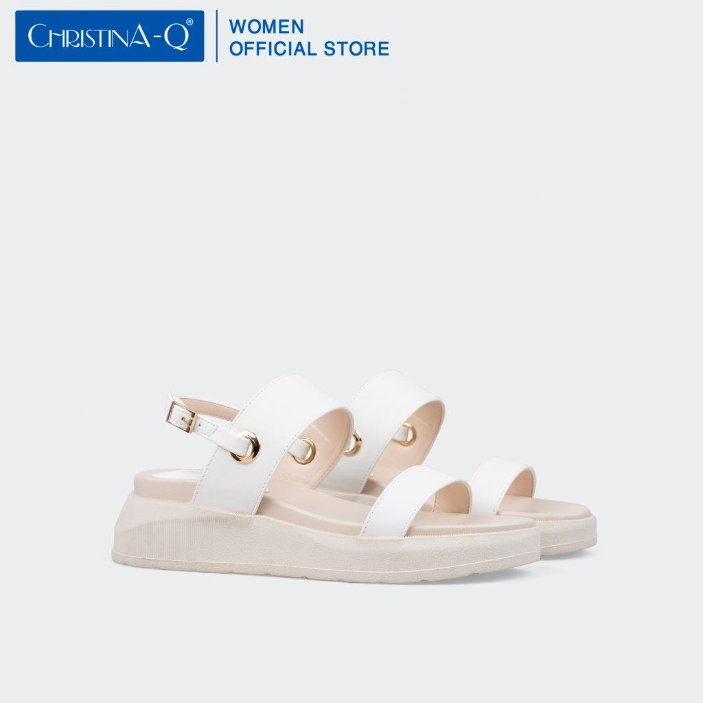 Giày Sandals Nữ Đế Xuồng ChristinA-Q XDX133