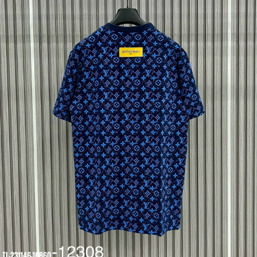 Áo Thun Cotton Nam Vân Logo Xanh Trẻ Trung Siêu Đẹp