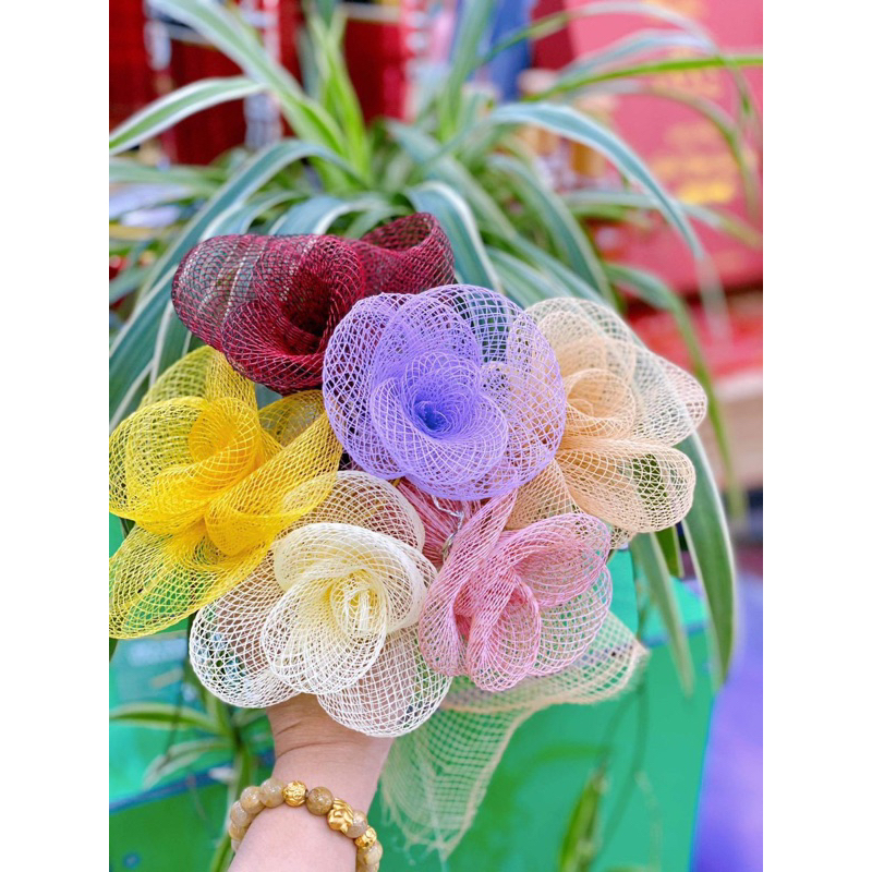 Bông lưới cứng Ngọc Minh Châu ( combo 10 bông )