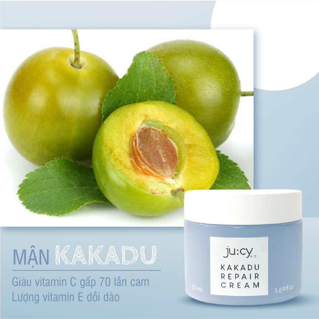 Kem Dưỡng Trắng Da Ju:cy Kakadu Repair Cream
