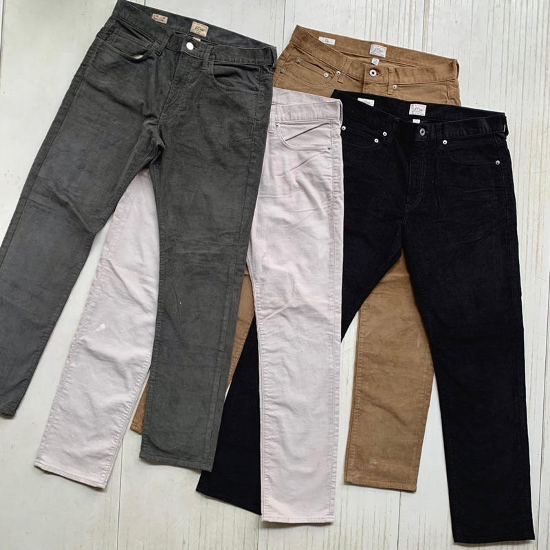 Quần nhung tăm Slim Fit hiệu J.Crew chính hãng