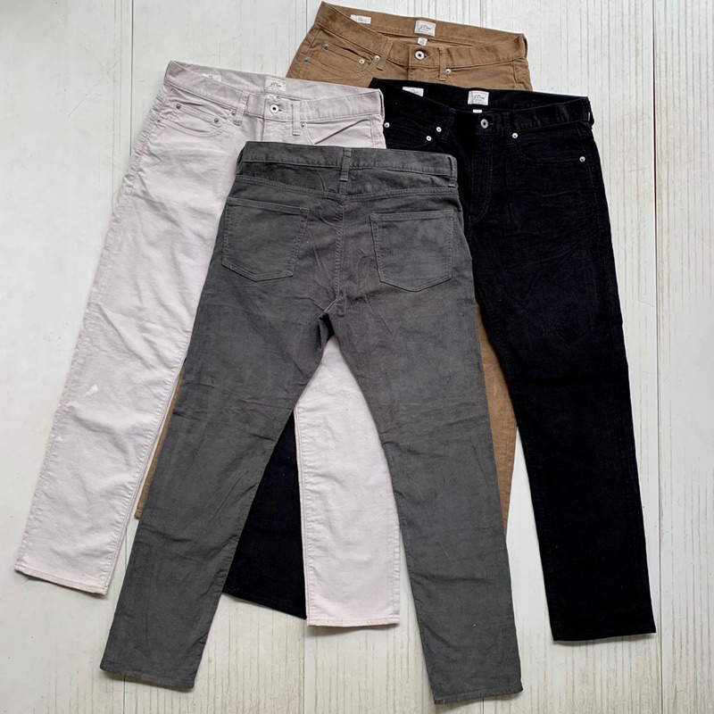 Quần nhung tăm Slim Fit hiệu J.Crew chính hãng