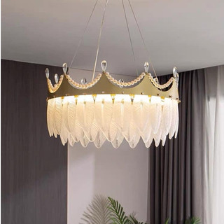 Đèn thả trang trí MONA hình Vương miện học độc đáo hiện đại với pha lê sang trọng cao cấp