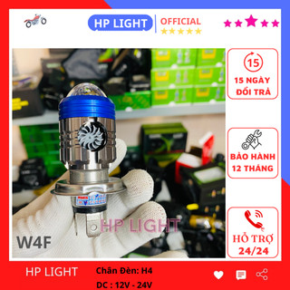 Đèn pha led 35w bi cầu w4f bma cos vàng pha trắng bảo hành 1 năm