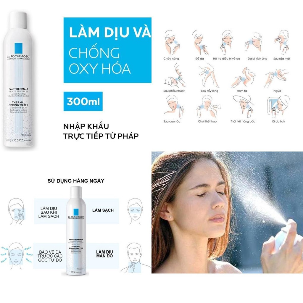 Xịt khoáng làm dịu và bảo vệ da La Roche-Posay Thermal Spring Water 300ml 🎉🎉🎉 | BigBuy360 - bigbuy360.vn