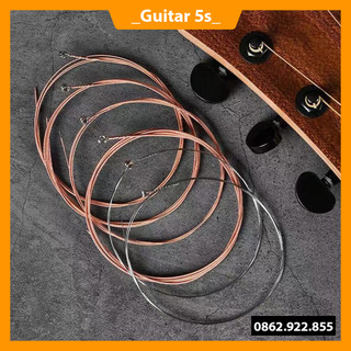 Bộ 6 dây đàn Guitar Elixir | Dây đàn Guitar Acoustic Elixir Guitar 5s