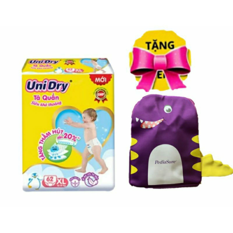 🤗HCM🤗 TẶNG BALO 👉 Tã quần / tã dán Unidry  có vạch chỉ thị thay tã  M76 / L68 / XL60 / XXL54