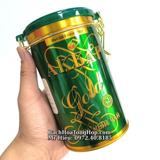 Trà akbar gold green tea hộp thiếc 275g
