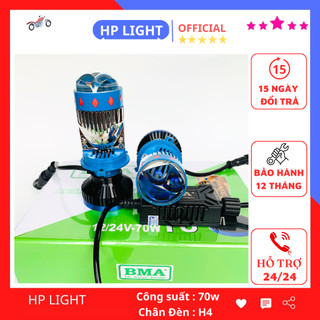 ĐÈN PHA LED BI CẦU T8 BMA 70W MINI GOM ÁNH SÁNG CHỐNG CHÓI BH 1 NĂM ( giá 1 bóng )