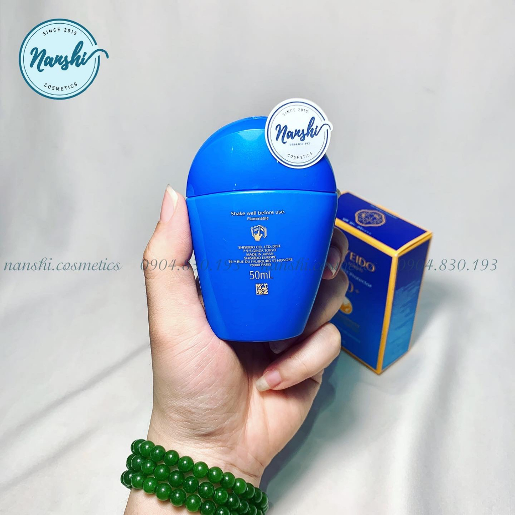 Kem Chống Nắng Shiseido Màu Xanh Perfect UV Protector Multi Defense SPF 50+/PA++++