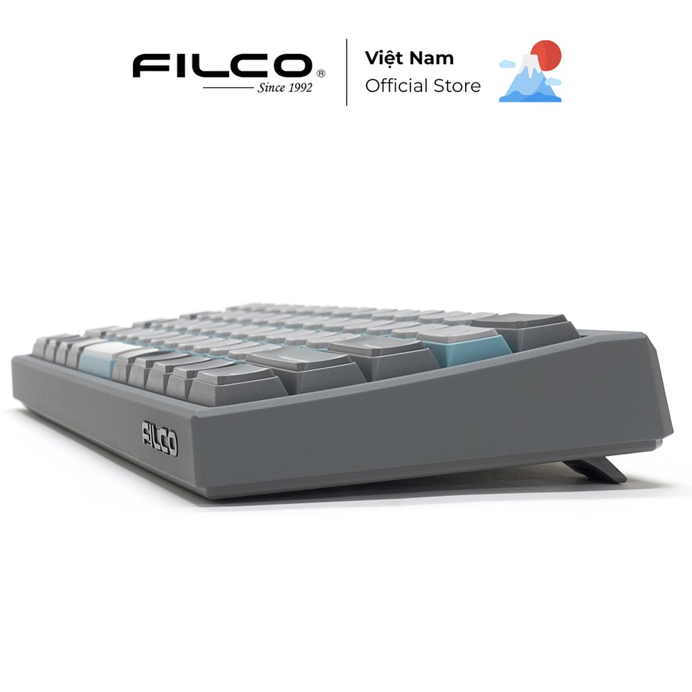 Bàn phím cơ Bluetooth Filco Minila-R Convertible Sky Gray - Hàng Chính Hãng