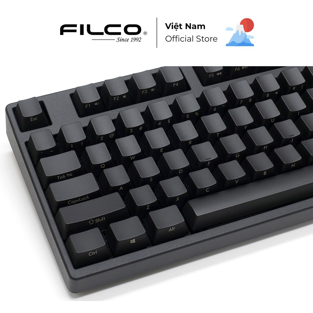 Bàn phím cơ Filco Majestouch 3 Ninja Tenkeyless - Hàng Chính Hãng