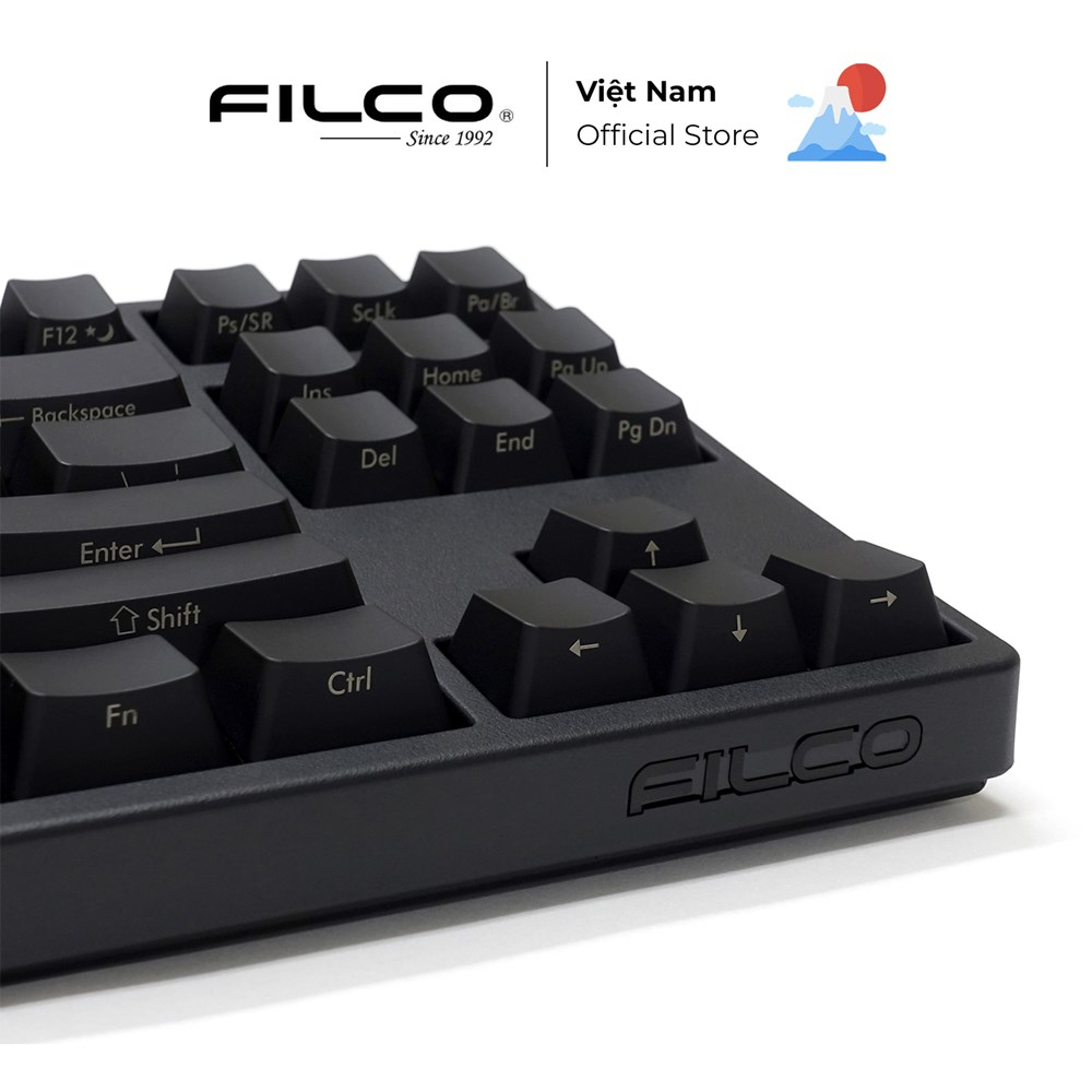 Bàn phím cơ Filco Majestouch 3 Ninja Tenkeyless - Hàng Chính Hãng